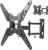 Кронштейн для телевизора Kromax OPTIMA-414 черный 20"-55" макс.30кг настенный поворотно-выдвижной и наклонный Кронштейн для телевизора Kromax OPTIMA-414 черный 20"-55" макс.30кг настенный поворотно-выдвижной и наклонный