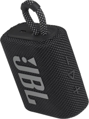 Колонка порт. JBL GO 3 черный 4.2W 1.0 BT 10м (JBLGO3BLK)