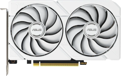 Видеокарта Asus PCI-E 5.0 DUAL-RX9060XT-16G-WHITE AMD Radeon RX 9060XT 16Gb 128bit GDDR6 2620/20000 HDMIx1 DPx2 HDCP Ret