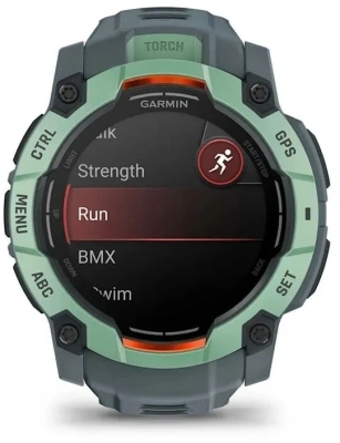 Смарт-часы Garmin Instinct 3 1.3" AMOLED корп.бирюзовый рем.бирюзовый (010-03020-01)