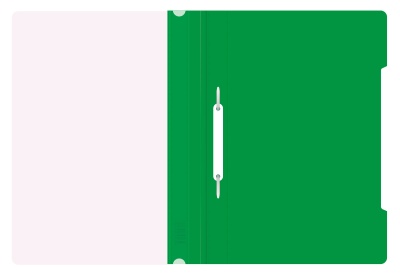 Папка-скоросшиватель Бюрократ Люкс -PSL20GRN A4 прозрач.верх.лист пластик зеленый 0.14/0.18