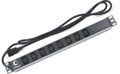 Блок распределения питания Cabeus PDU-8I-2IEC гор.размещ. 8xC13 10A IEC-320-C14 2м