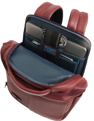 Рюкзак мужской Piquadro Russel CA6767W137/CU красное дерево натур.кожа