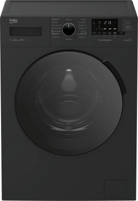 Стиральная машина Beko WSPE7612A класс: A загр.фронтальная макс.:7кг антрацит инвертор