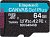 Флеш карта microSDXC 64GB Kingston SDCG4/64GBSP Canvas Go! Plus V30 A2 w/o adapter