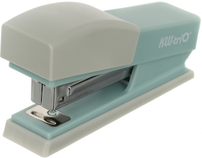 Степлер Kw-Trio 055X6-GRN Swing Standing 24/6 26/6 (20листов) зеленый 100скоб пластик коробка