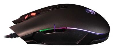 Мышь A4Tech Bloody Q80 черный оптическая 6200dpi USB 8but (Q80 BLACK)