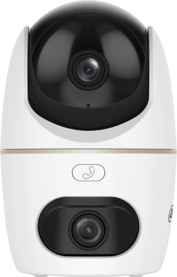Камера видеонаблюдения IP Dahua DH-IPC-H3DP-3F-0360B Wi-Fi 3.6-3.6мм цв. корп.:белый/черный (DH-H3D-3F)