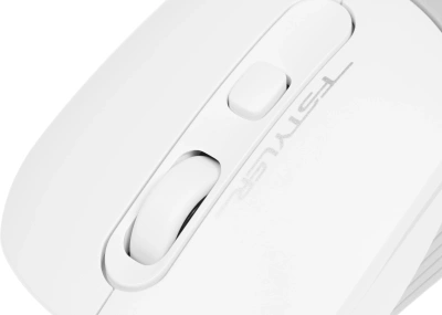 Мышь A4Tech Fstyler FG10S белый/серый оптическая 2000dpi silent беспров. USB для ноутбука 4but (FG10S WHITE)