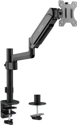 Кронштейн для мониторов ЖК Digma D-MM201 черный 17"-32" макс.9кг крепление к столешнице поворот и наклон