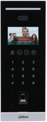 Видеопанель Dahua DHI-VTO6541H-S2 цветной сигнал CMOS цвет панели: черный