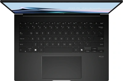 Ноутбук Asus Zenbook 14 UM3406GA-QD093X Ryzen AI 7 445 32Gb SSD1Tb AMD Radeon 840M 14" OLED WUXGA (1920x1200) Windows 11 Pro black WiFi BT Cam Bag (90NB17R1-M008W0)
