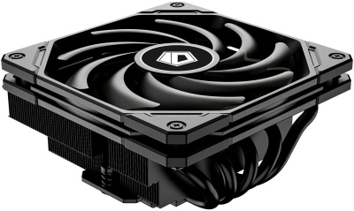 Устройство охлаждения(кулер) ID-Cooling IS-55 Soc-AM5/AM4/1200/1700/1851 черный 4-pin 31.2-31.2dB Al+Cu 125W 450gr Ret (IS-55 BLACK)