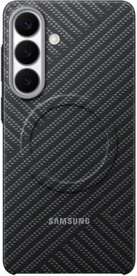 Чехол (клип-кейс) Samsung для Samsung Galaxy S26+ Carbon Magnet Case with MagSafe серый (EF-KS947SSEGRU)