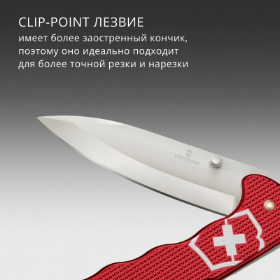 Нож перочинный Victorinox Evoke Alox (0.9411.D20) 136мм 4функц. красный подар.коробка