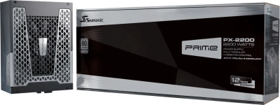 Блок питания Seasonic ATX 2200W Prime PX-2200 80+ platinum (20+4pin) APFC 135mm fan 18xSATA Cab Manag RTL