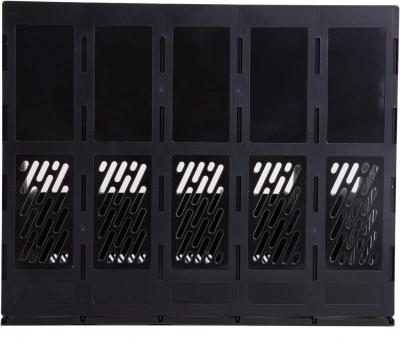 Лоток вертикальный Deli E9838black для бумаг 365x380x30мм черный