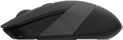 Мышь A4Tech Fstyler FG10S черный/серый оптическая 2000dpi silent беспров. USB для ноутбука 4but (FG10S GREY)