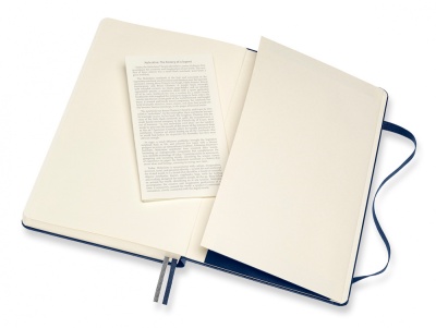 Блокнот Moleskine CLASSIC EXPENDED QP062EXPB20 Large 130х210мм 400стр. нелинованный твердая обложка синий сапфир