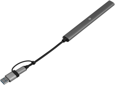 Разветвитель USB-C + USB-A Digma DHUB-7USB-AC-2.0 7порт. серебристый