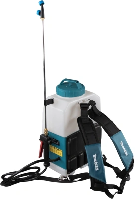 Опрыскиватель Makita DUS158Z аккум. ранц. 15л белый/бирюзовый