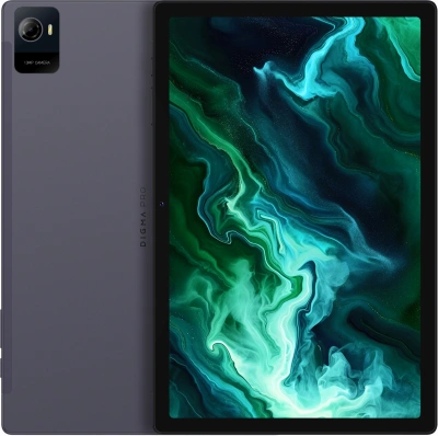 Планшет Digma Pro Wave T615 (1.8) 8C RAM6Gb ROM128Gb 10.5" In-Cell 1920x1200 4G Android 15 серый 13Mpix 5Mpix BT WiFi microSD 1Tb 7000mAh 94hrs