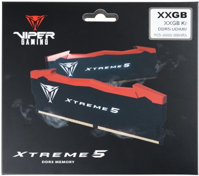 Память DDR5 2x16GB 8200MHz Patriot PVX532G82C38K Viper Xtreme 5 RTL Gaming PC5-65600 CL38 DIMM UDIMM 288-pin 1.1В с радиатором Ret