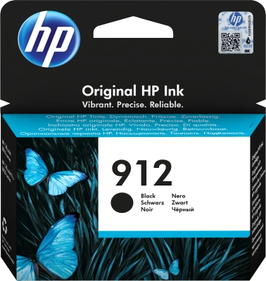 Картридж струйный HP 912 3YL80AE черный (300стр.) для HP DJ IA OfficeJet 801x/802x