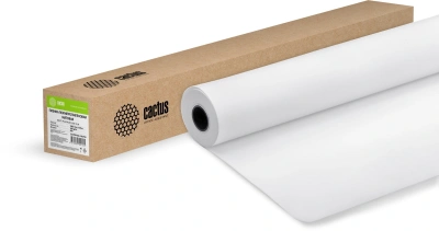 Пленка Cactus CS-PPM160-106750 42"(A0+) 1067мм-50м/160г/м2/белый матовое для струйной печати втулка:50.8мм (2")