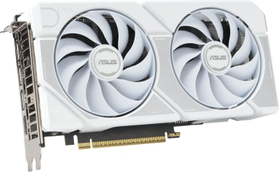 Видеокарта Asus PCI-E 5.0 DUAL-RTX5060TI-O16G-WHITE NVIDIA GeForce RTX 5060TI 16Gb 128bit GDDR7 2602/28000 HDMIx1 DPx3 HDCP Ret