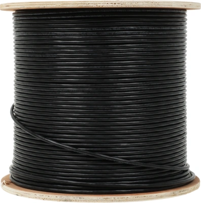 Кабель информационный ITK LC3-C5E04-139 кат.5E UTP 4 пары 24AWG LDPE внешний 305м черный