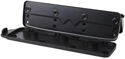 Дырокол Kw-Trio 09680 макс.:16лист. металл/пластик черный отв.:4 с линейкой