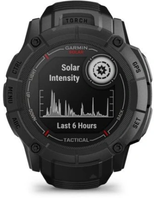Смарт-часы Garmin Instinct 2X Solar Tactical Edition 50мм 1" MIP корп.черный рем.черный (010-02805-03)
