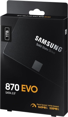 Накопитель SSD Samsung SATA-III 1TB MZ-77E1T0B/AM 870 EVO 2.5"