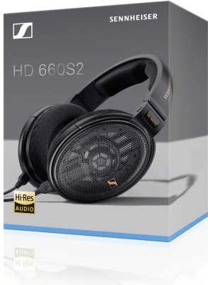 Наушники накладные Sennheiser HD 660S2 1.8м черный проводные оголовье (700240)