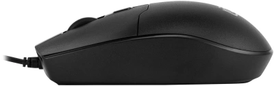 Мышь Оклик 147M V2 USB черный оптическая 2000dpi USB для ноутбука 4but (1580834)