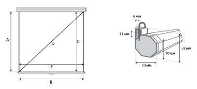Экран Lumien 200x200см Eco Picture LEP-100103 1:1 настенно-потолочный рулонный
