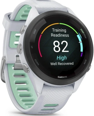 Смарт-часы Garmin Forerunner 265S 27.5мм 1.1" AMOLED корп.белый рем.белый (010-02810-14)