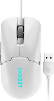 Мышь Lenovo Legion M300s RGB Gaming белый оптическая 8000dpi USB 5but (GY51H47351)