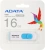Флеш Диск A-Data 16Gb Classic C008 AC008-16G-RWE USB2.0 белый/синий