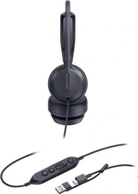 Наушники с микрофоном Yealink UH42 SE черный накладные USB оголовье