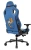 Кресло игровое Knight Craft Dragon синий экокожа с подголов. крестов. металл