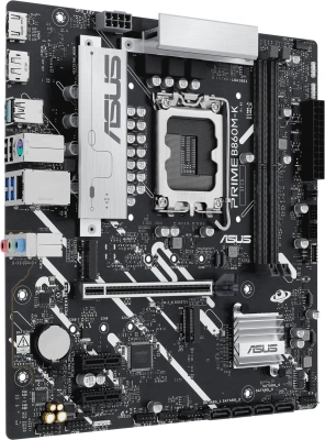 Материнская плата Asus PRIME B860M-K Soc-1851 Intel B860 2xDDR5 mATX AC`97 8ch(7.1) 2.5Gg RAID+HDMI+DP