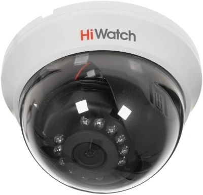 Камера видеонаблюдения аналоговая HiWatch DS-T201(B) (3.6 mm) 3.6-3.6мм HD-CVI HD-TVI цв. корп.:белый
