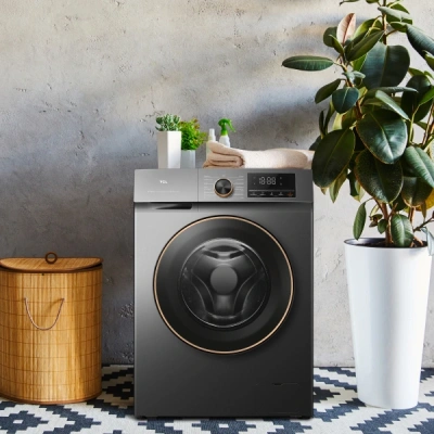 Стиральная машина TCL TWRP-1108W12G2 класс: A+++ загр.фронтальная макс.:8кг серый инвертор