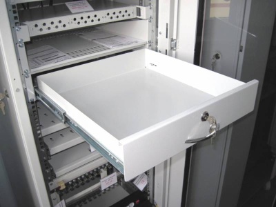 Ящик выдвижной для документации ЦМО ТСВ-Д-2U.450 2U 19" 450мм серый (упак.:1шт)