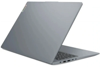 Ноутбук Lenovo IdeaPad Slim 3 15IRU8 Core i3 1315U 8Gb SSD256Gb Intel UHD Graphics 15.6" TN FHD (1920x1080) без ОС grey WiFi BT Cam (82X700BVPS)