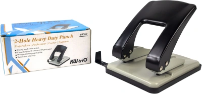Дырокол Kw-Trio Stylish Heavy Duty 09760 макс.:40лист. металл ассорти отв.:2 с линейкой
