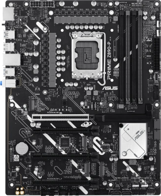 Материнская плата Asus PRIME Z890-P Soc-1851 Intel Z890 4xDDR5 ATX AC`97 8ch(7.1) 2.5Gg RAID+HDMI+DP