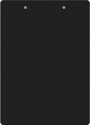 Папка-планшет Бюрократ -PD6004/BLCK A4 пластик 1.2мм черный